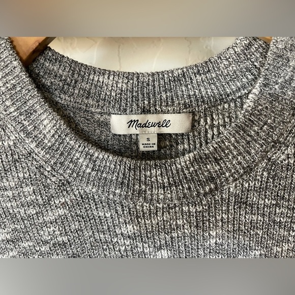 Madewell|Gray Midi sweater dress, size small•••Neutral Minimalist style - Picture 7 of 12